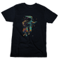 An astronaut floating in space