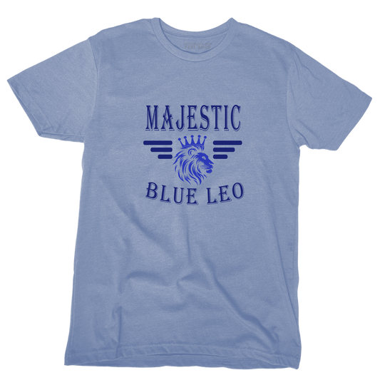 Majestic BlueLeo Logo Tshirt