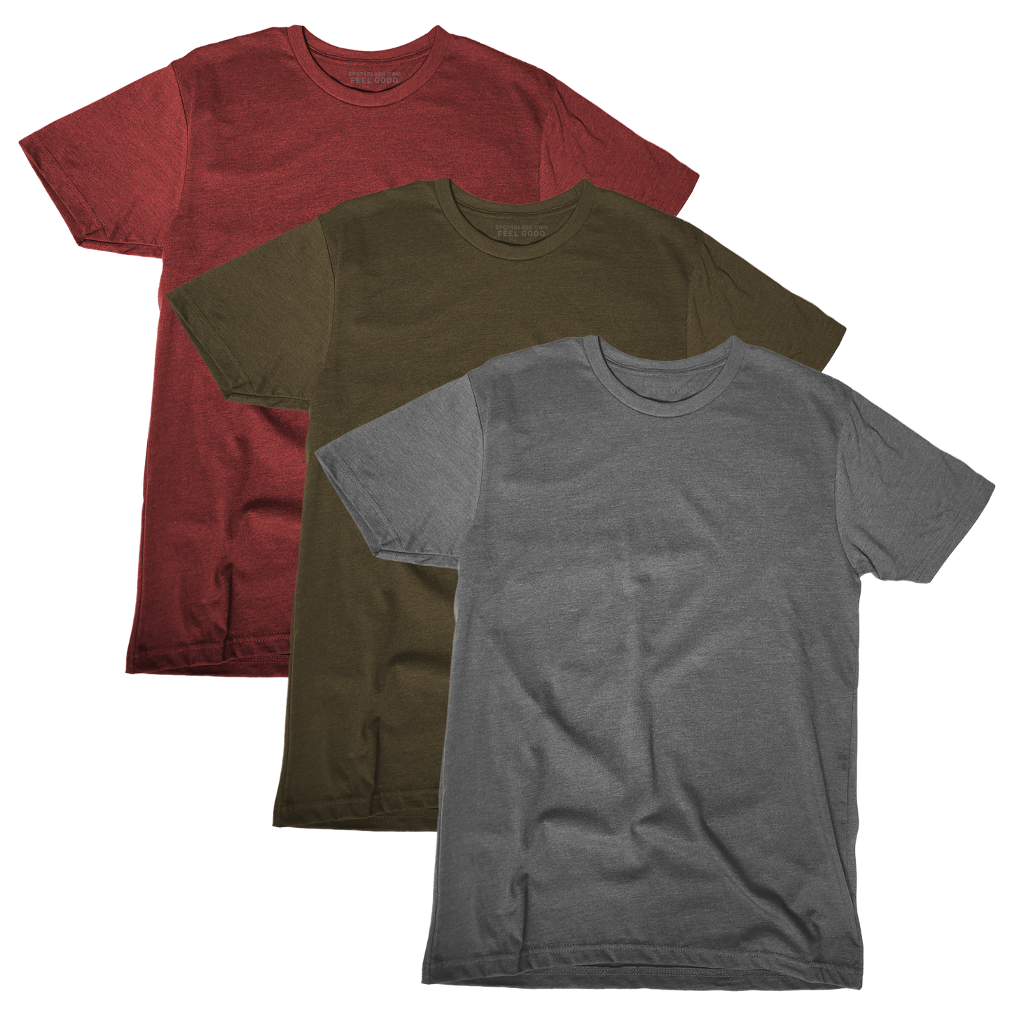 Basic 3 Pack T-shirt - No Branded