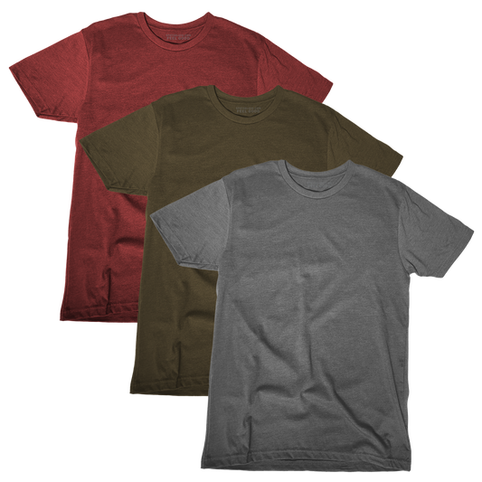 Basic 3 Pack T-shirt - No Branded