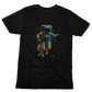 An astronaut floating in space